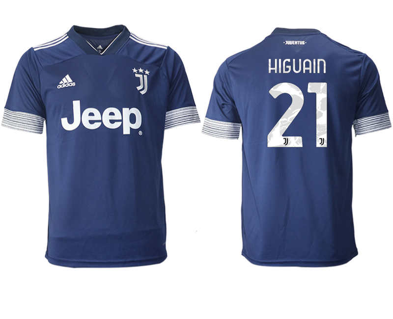 Men 2020-2021 club Juventus away aaa version #21 blue Soccer Jerseys->juventus jersey->Soccer Club Jersey